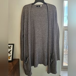 Grey Cardigan Sweater